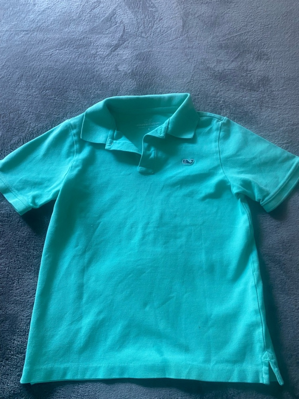 Vineyard Vines Boys' Aqua Polo Shirt